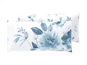 LIVARNO® Edel-Renforcé-Kissenbezüge, 2 Stück, 40 x 80 cm