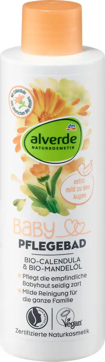 Bild 1 von alverde BABY Baby Badezusatz Pflegebad Calendula & Mandelöl, 200 ml
