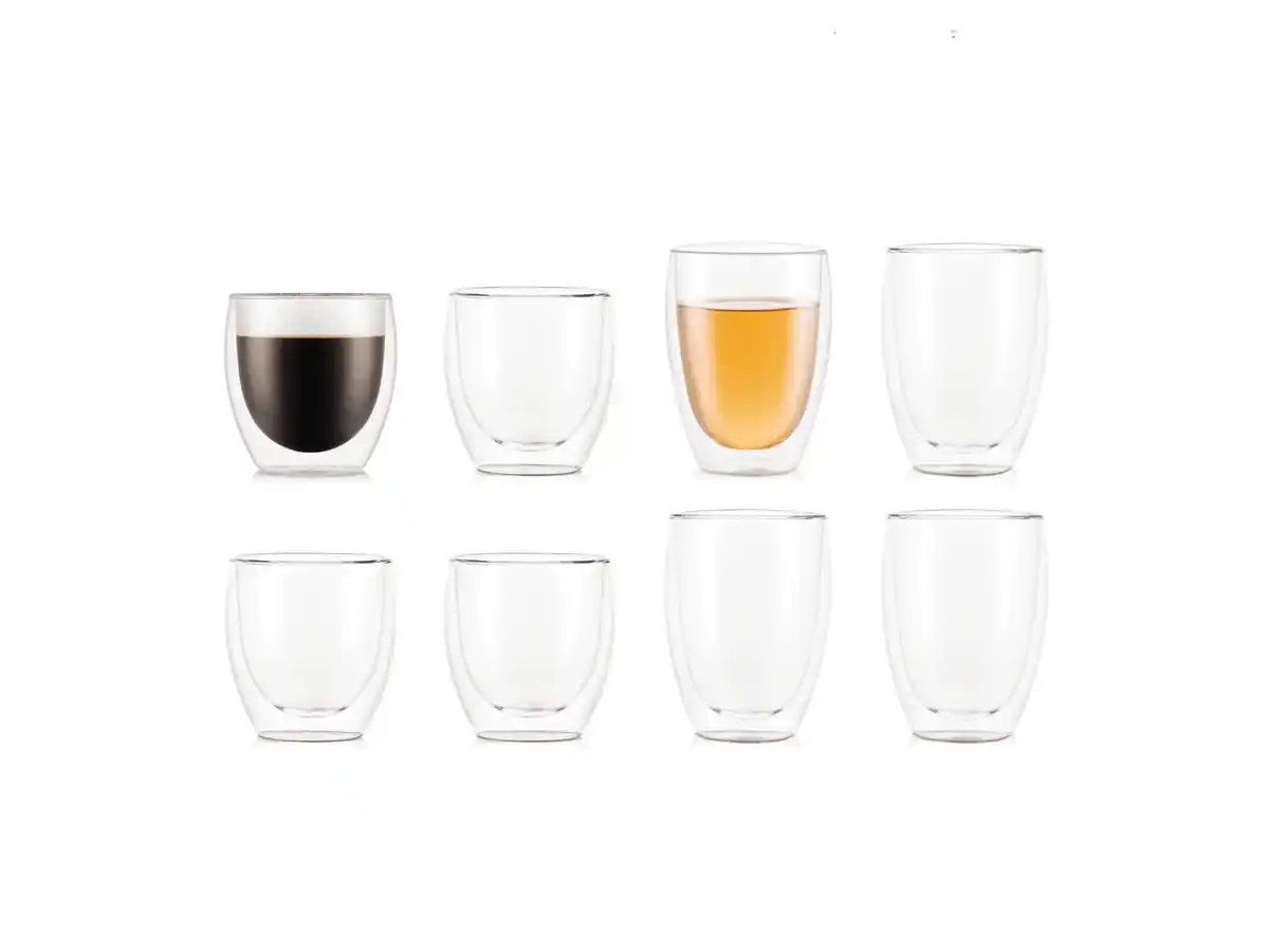 Bild 3 von BODUM Doppelwandiges Gläser Set »Pavina«, 8-teilig