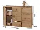 Bild 1 von LIVARNO® Kommode mit 2 Türen und 4 Schubladen Verona Eiche Wotan