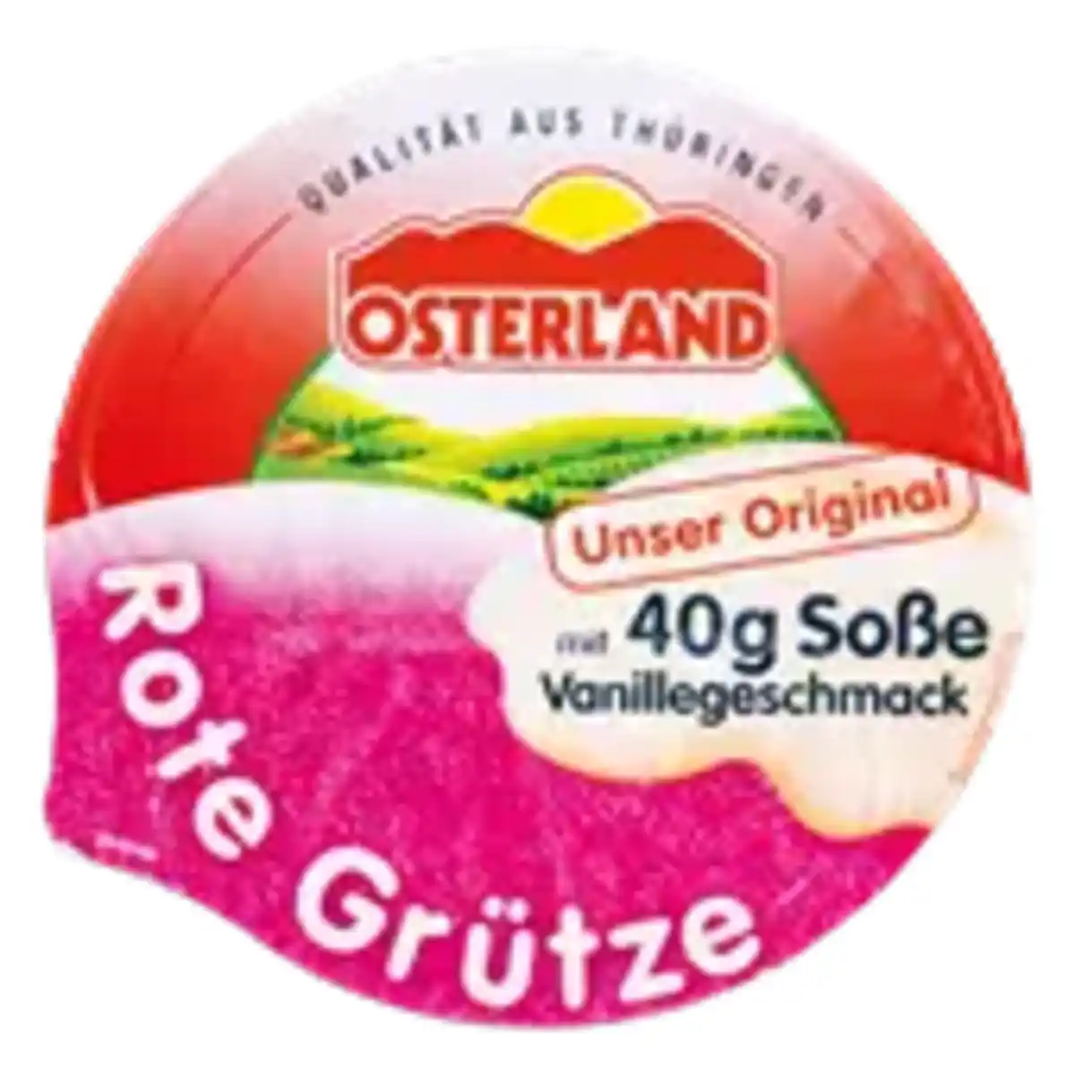 Bild 1 von Osterland Rote Grütze mit Soße mit Vanillegeschmack
