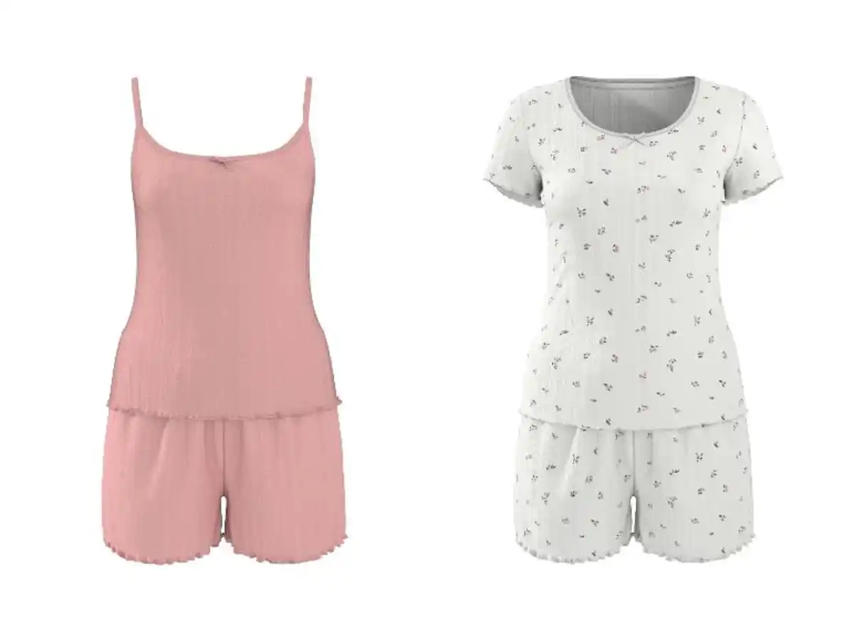 Bild 3 von ESMARA® Pointelle-Pyjama