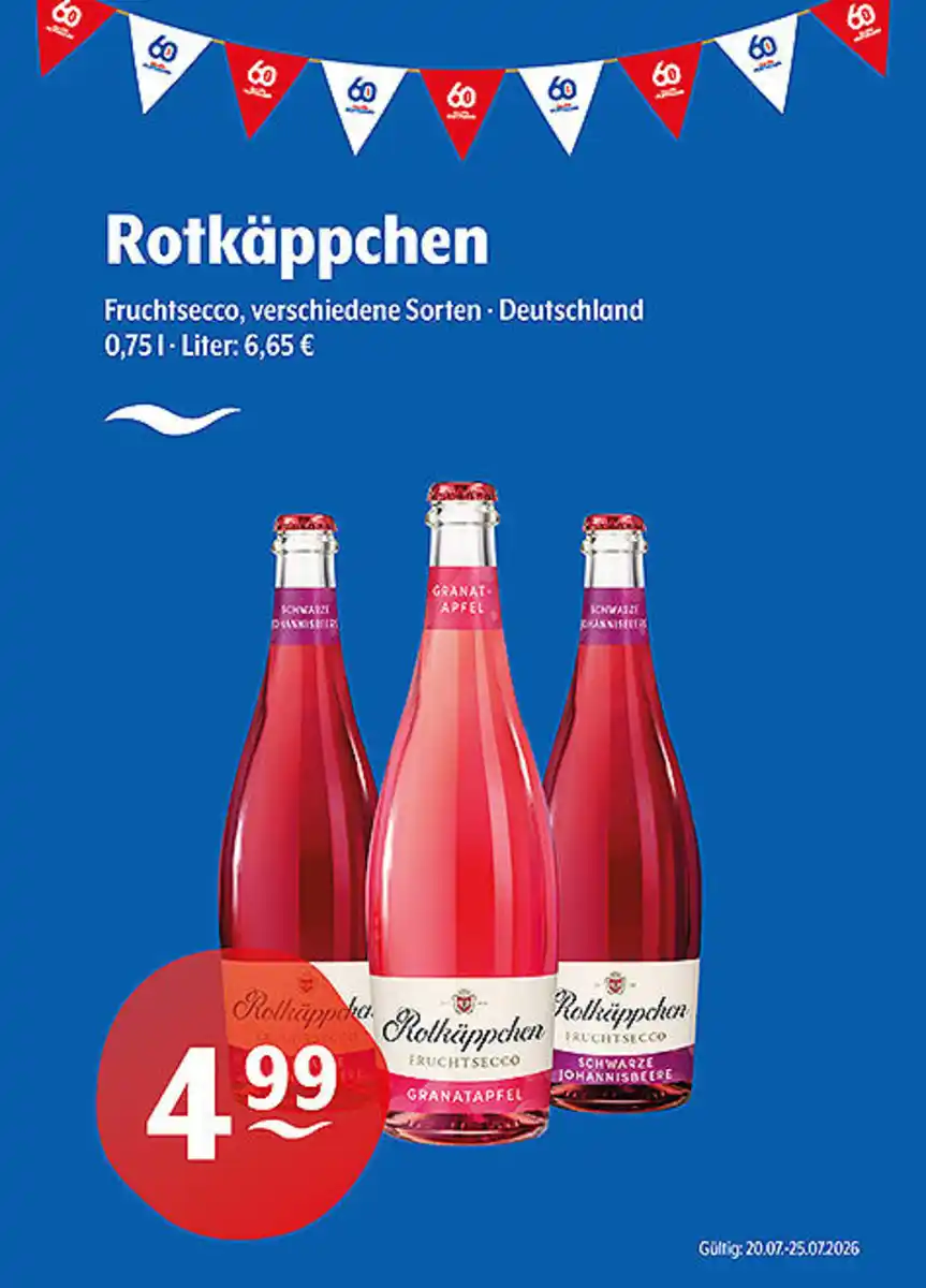 Bild 1 von Rotkäppchen Fruchtsecco verschiedene Sorten Deutschland
