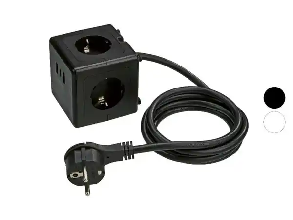 Bild 3 von TRONIC® Steckdosenwürfel mit USB-Ports