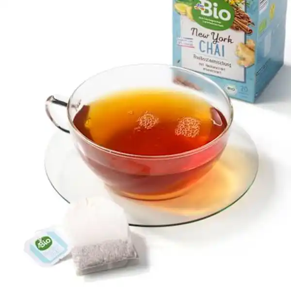 Bild 2 von dmBio Rooibostee New York Chai (20 Beutel), 40 g