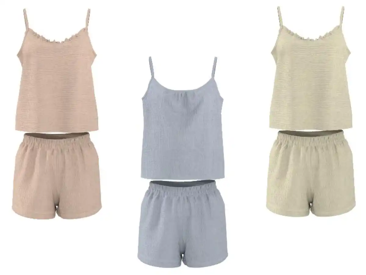 Bild 3 von ESMARA® Damen Shorty Musselin-Pyjama