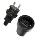 Bild 1 von Heitech Gummi-Schutzkontakt-Stecker oder -Kupplung