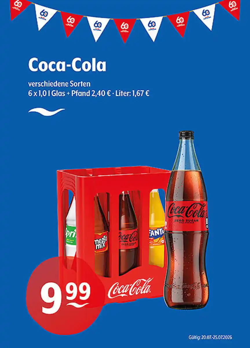 Bild 1 von Coca-Cola verschiedene Sorten