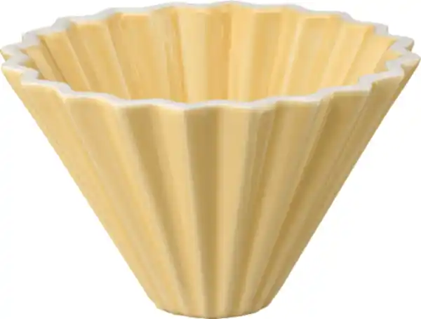 Bild 2 von dm home Kaffeefilterhalter aus Keramik, gelb (11,5x8 cm), 1 St