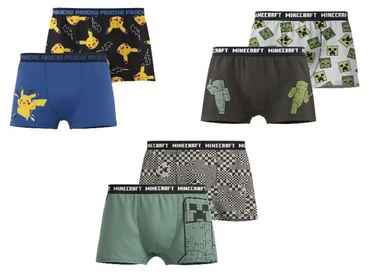 Bild 3 von Jungen Boxershorts Doppelpack »Minecraft & Pokémon«