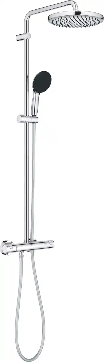 Bild 1 von Grohe Kopfbrausesystem Vitalio Start 250 mit Thermostat chrom 113 x 40 cm