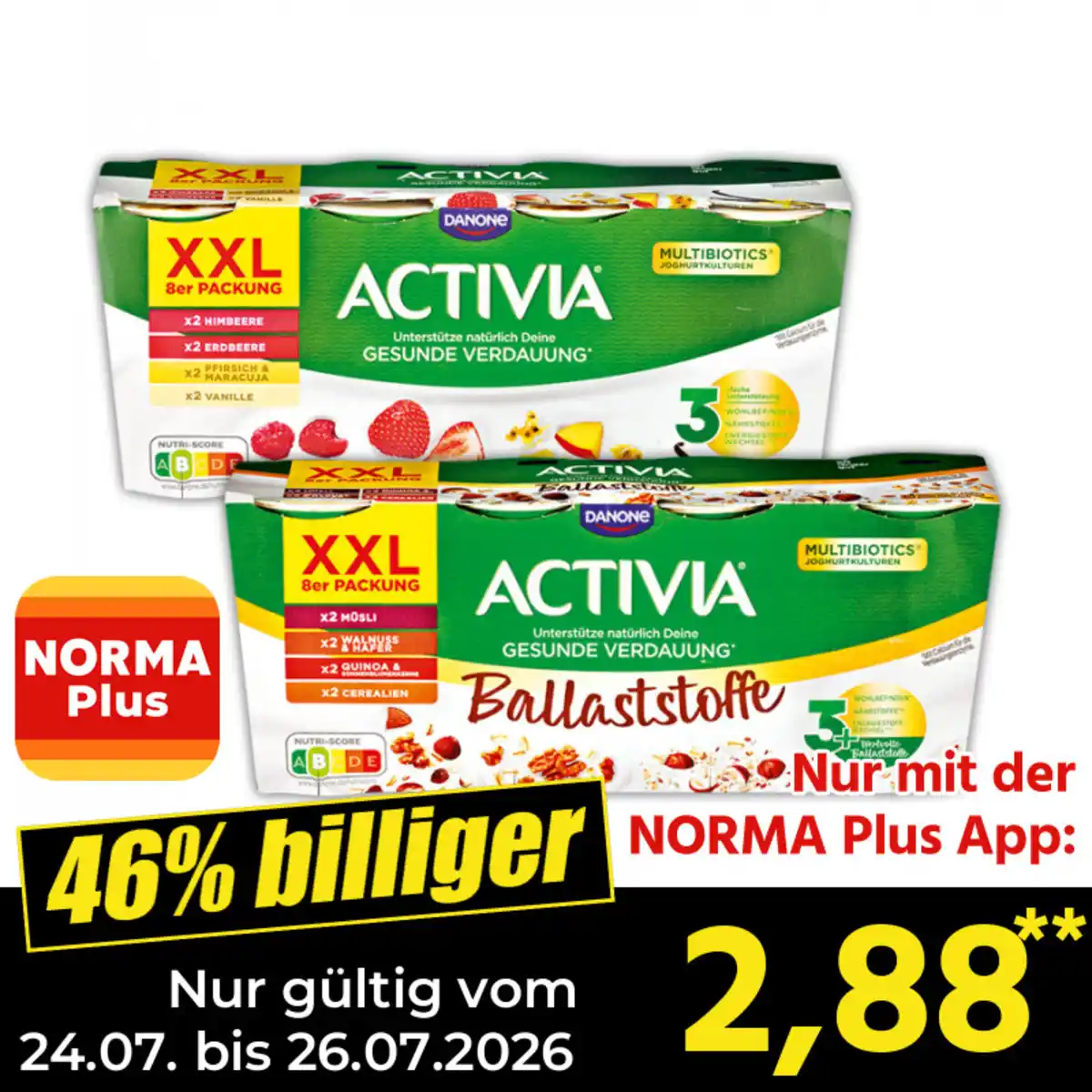 Bild 1 von Danone Activia 8er