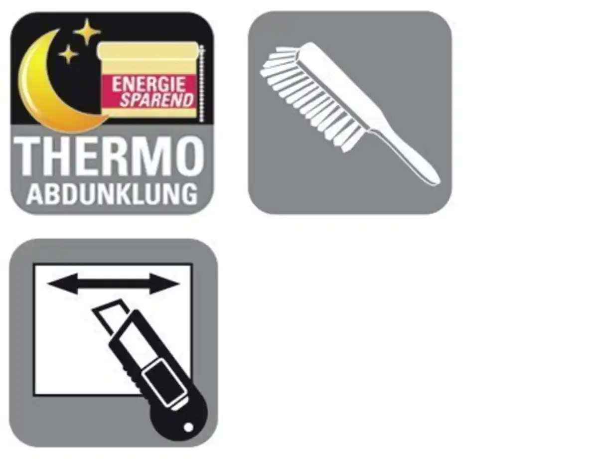 Bild 2 von Easy Fix Thermo-Rollo ca. 60 x 150 cm