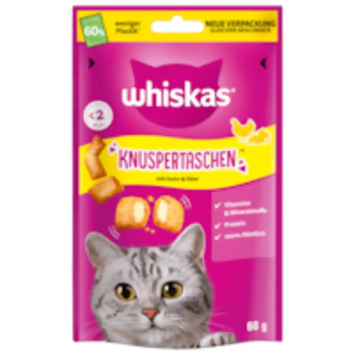 Bild 1 von Whiskas Knuspertaschen oder Dreamies Snack