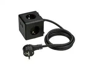 TRONIC® Steckdosenwürfel mit USB-Ports