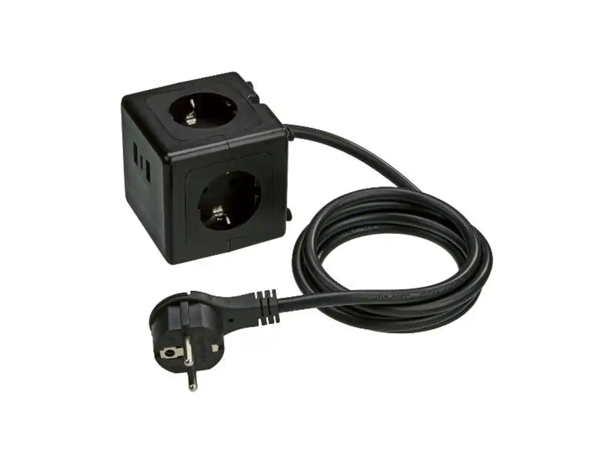 Bild 1 von TRONIC® Steckdosenwürfel mit USB-Ports