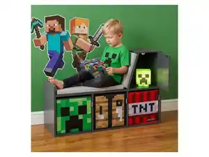 MINECRAFT Sitzbank / Leseregal""