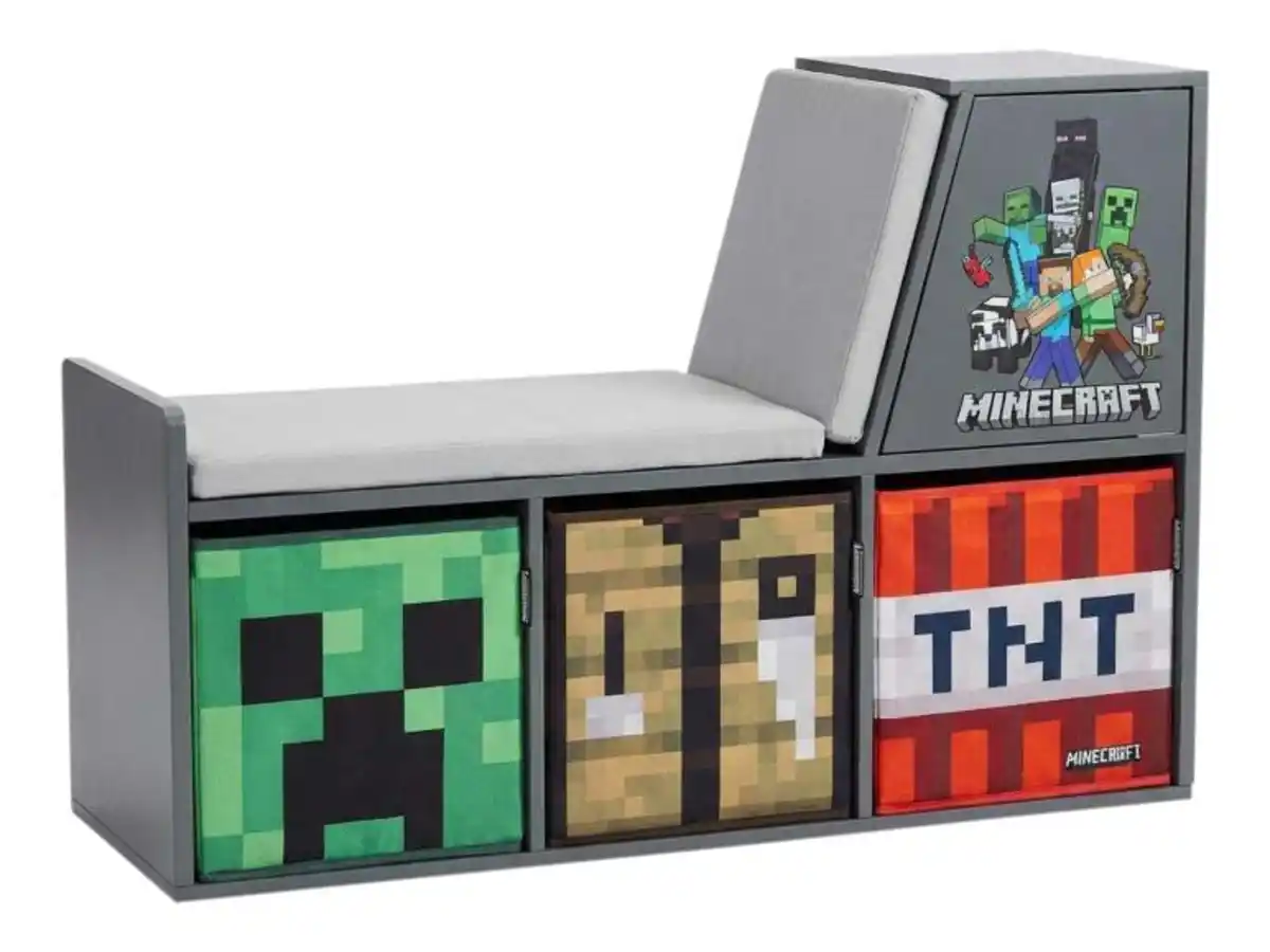 Bild 3 von MINECRAFT Sitzbank / Leseregal""