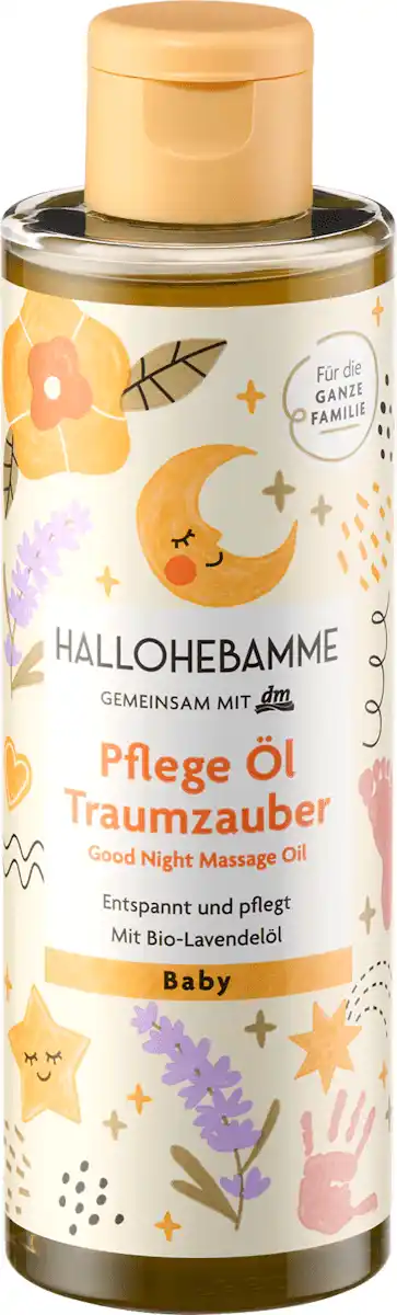 Bild 1 von HALLOHEBAMME Baby Pflegeöl Traumzauber, 200 ml