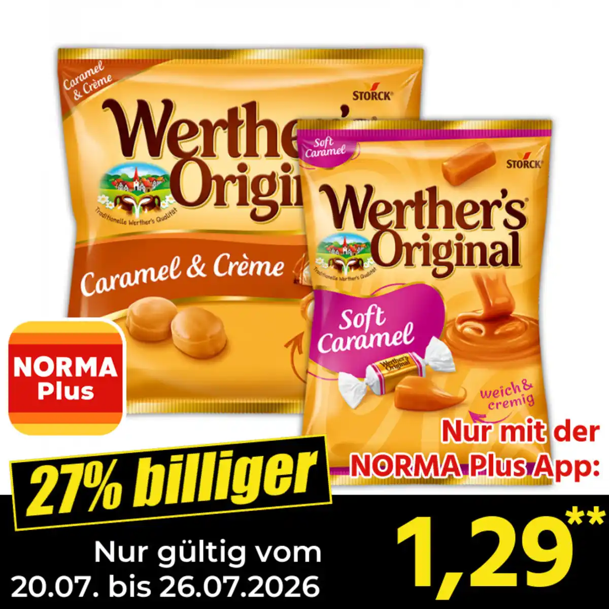 Bild 1 von Werther's Original Toffees / Bonbons