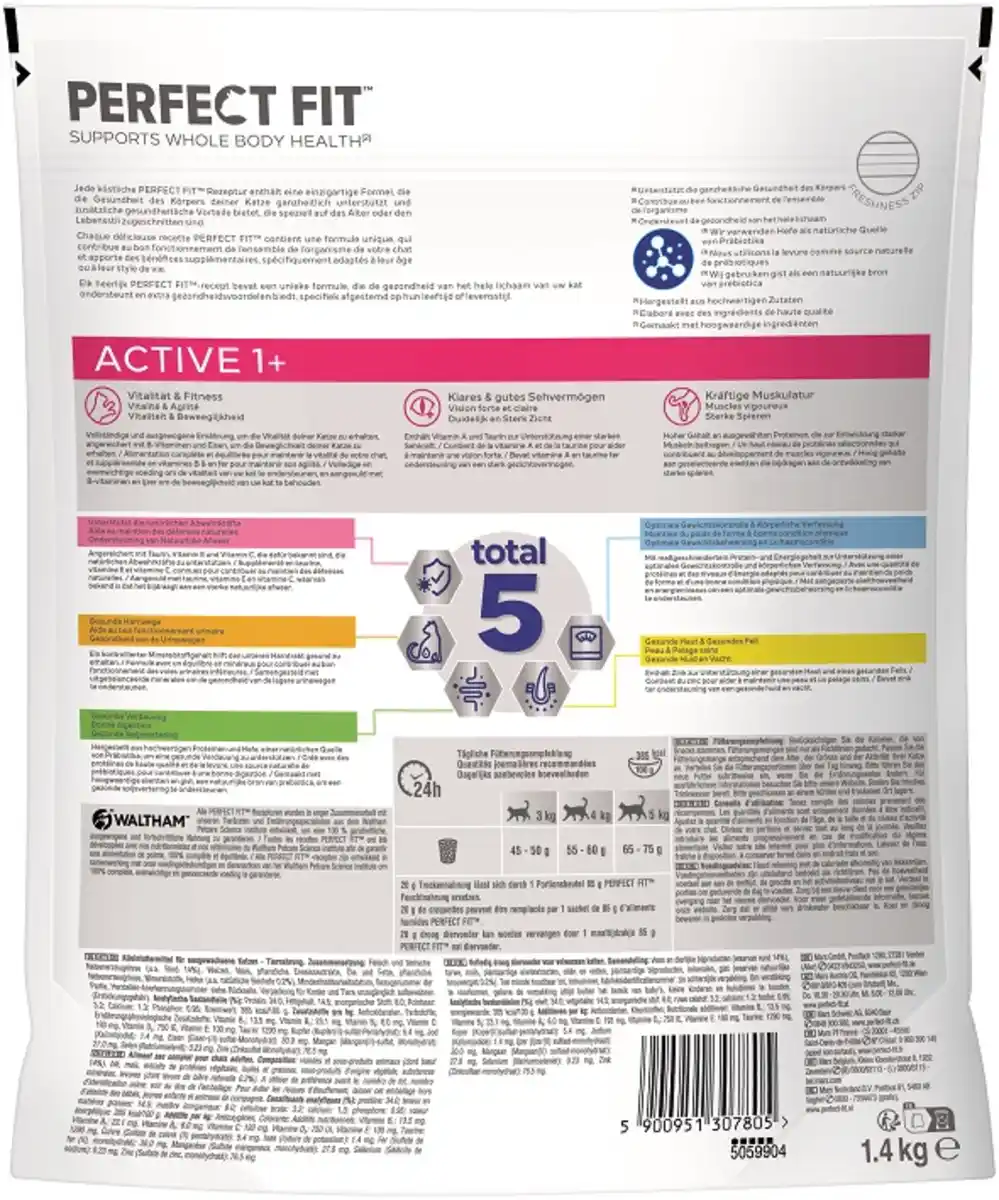Bild 4 von Katze Beutel Active 1+ mit Rind 1,4kg