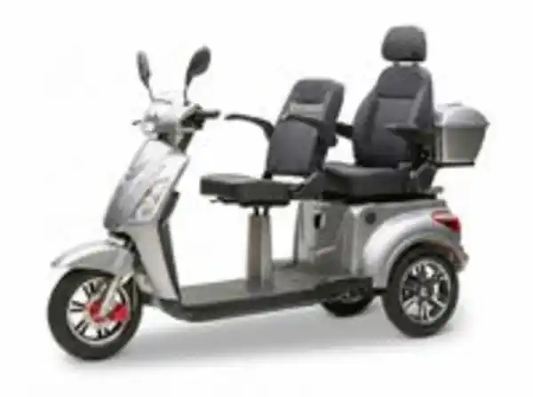 Bild 3 von E-Seniorenmobil Billy 2.0, Blei-Akku, 3-Rad, 1000 Watt, Komfort-Sitz, Grau