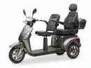 Bild 1 von E-Seniorenmobil Billy 2.0, Lithium-Akku, 3-Rad, 1000 Watt, Komfort-Sitz, Grau