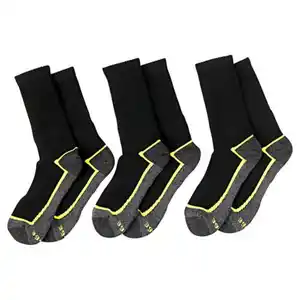 TOPCRAFT Damen oder Herren Socken, Gelb, 35/38