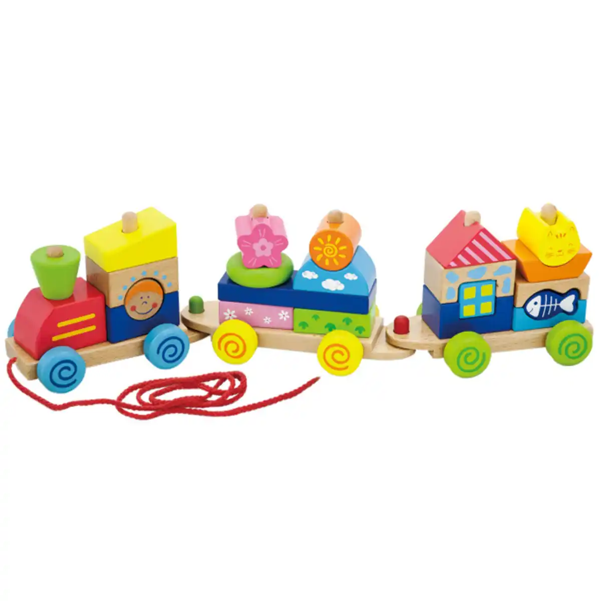 Bild 1 von Besttoy - Nachziehzug aus Holz