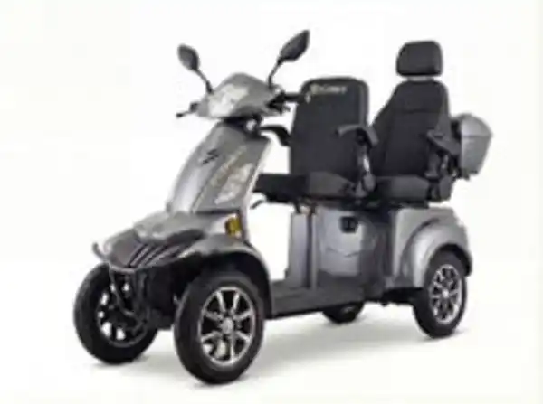 Bild 2 von E-Seniorenmobil Vista Quarter-1L, Blei-Akku, 4-Rad, 1000 Watt, Komfort Sitz, Rot