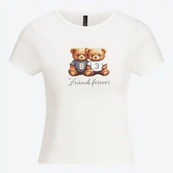 Bild 3 von Damen-T-Shirt mit Frontaufdruck