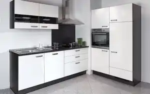 Einbauküche - Nobilia Focus inkl. Elektrogeräte
