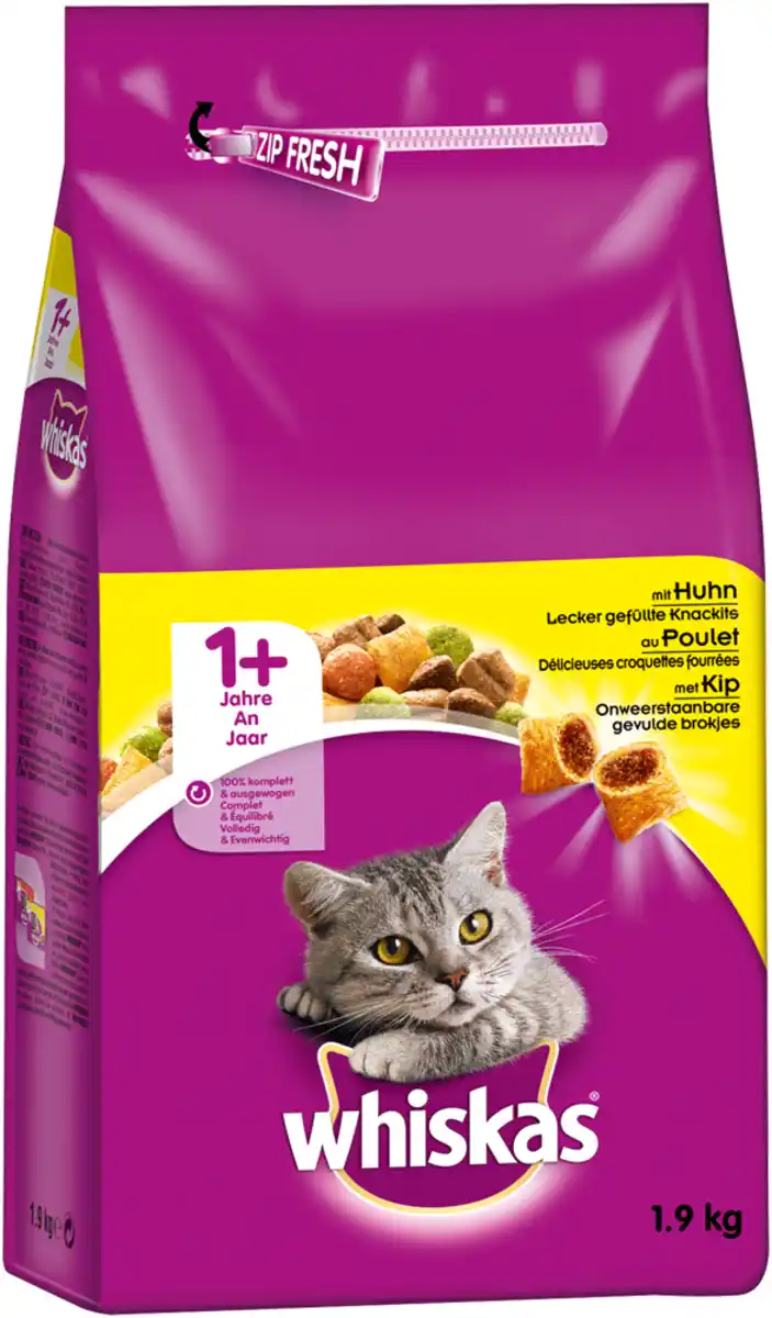 Bild 1 von Beutel Trocken Adult 1+ mit Huhn 1,9kg