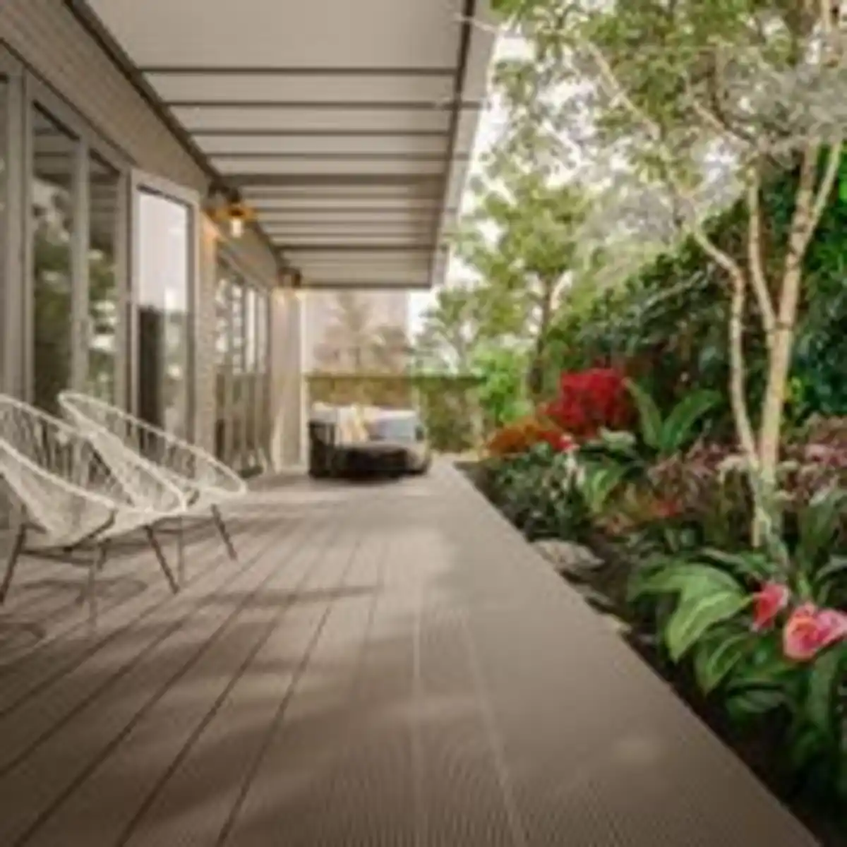 Bild 4 von 10m² WPC Terrassendiele mit Zubehör – Braun