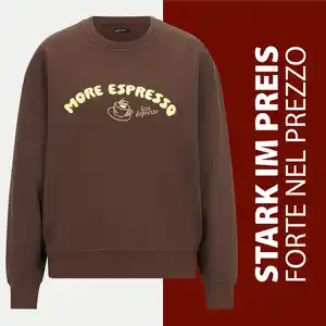Damen-Oversized-Sweatshirt mit Aufdruck