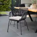 Bild 1 von HOME DELUXE Gartenstuhl inkl, Sitzkissen TARA - 2er Set
