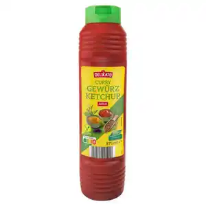 DELIKATO Curry Gewürzketchup 875 ml, fein gewürzt