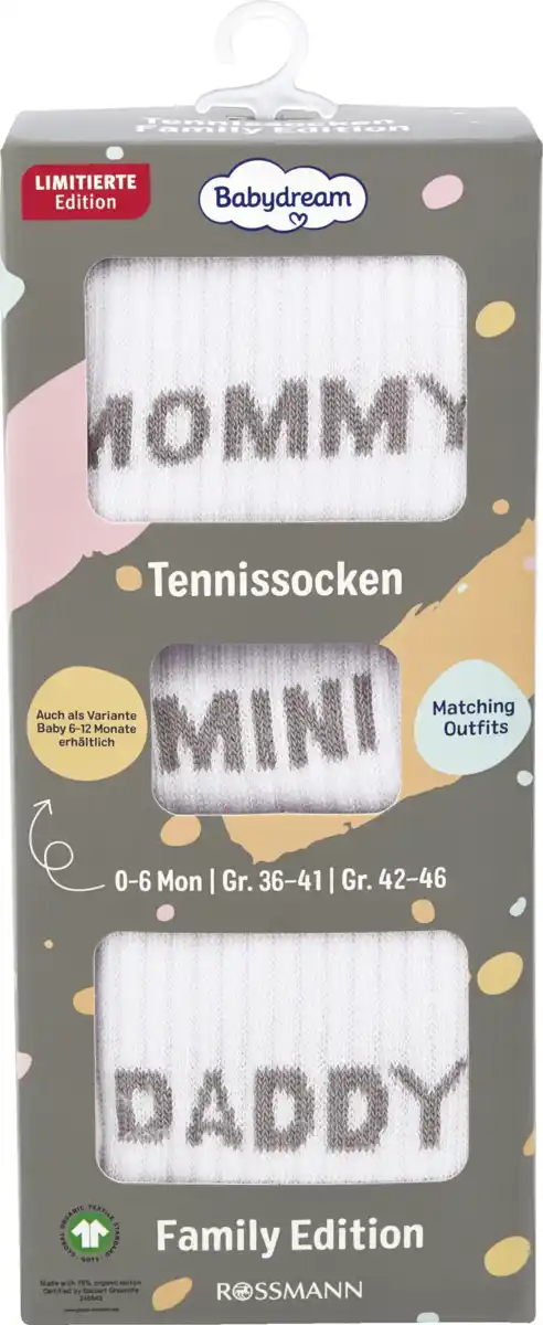 Bild 1 von Babydream Tennissocken Family Edition