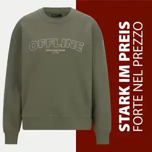 Damen-Oversized-Sweatshirt mit Aufdruck