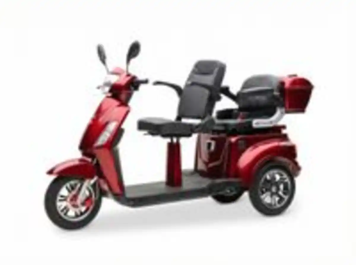 Bild 2 von E-Seniorenmobil Billy 2.0, Blei-Akku, 3-Rad, 1000 Watt, Grau