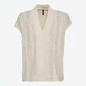 Damen-T-Shirt mit Lochstruktur