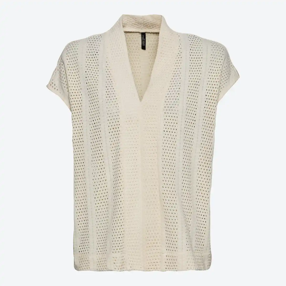 Bild 1 von Damen-T-Shirt mit Lochstruktur