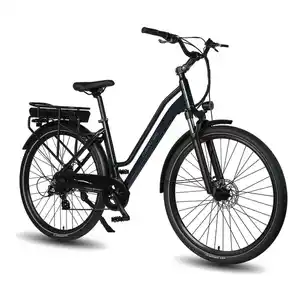 Maxtron Urban 7,City E-Bike, HR-Nabenmotor,SHIMANO ALTUS 7-Gänge,mech.Scheibenbremse,dunkelblau