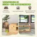 Bild 3 von Schildkrötenhaus aus Holz, Schildkrötengehege mit Haupthäusern, Reptilienkäfig