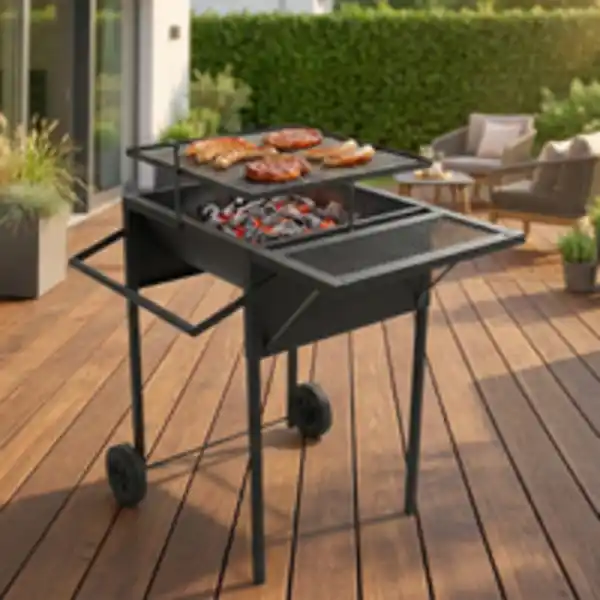 Bild 2 von Holzkohle BBQ Grill, ca. 77 x 50 x 79 cm