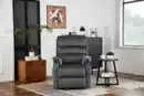 Bild 2 von Elektrisch verstellbarer Aufstehsessel mit Power-Lift-Funktion, ca. 81 x 90 x 106 cm – Dunkelgrau