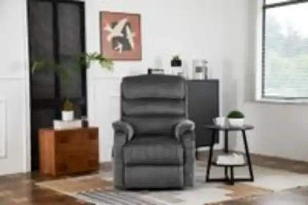 Bild 2 von Elektrisch verstellbarer Aufstehsessel mit Power-Lift-Funktion, ca. 81 x 90 x 106 cm – Dunkelgrau