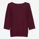 Bild 1 von Damen-Pullover mit U-Bootausschnitt