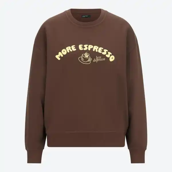 Bild 2 von Damen-Oversized-Sweatshirt mit Aufdruck