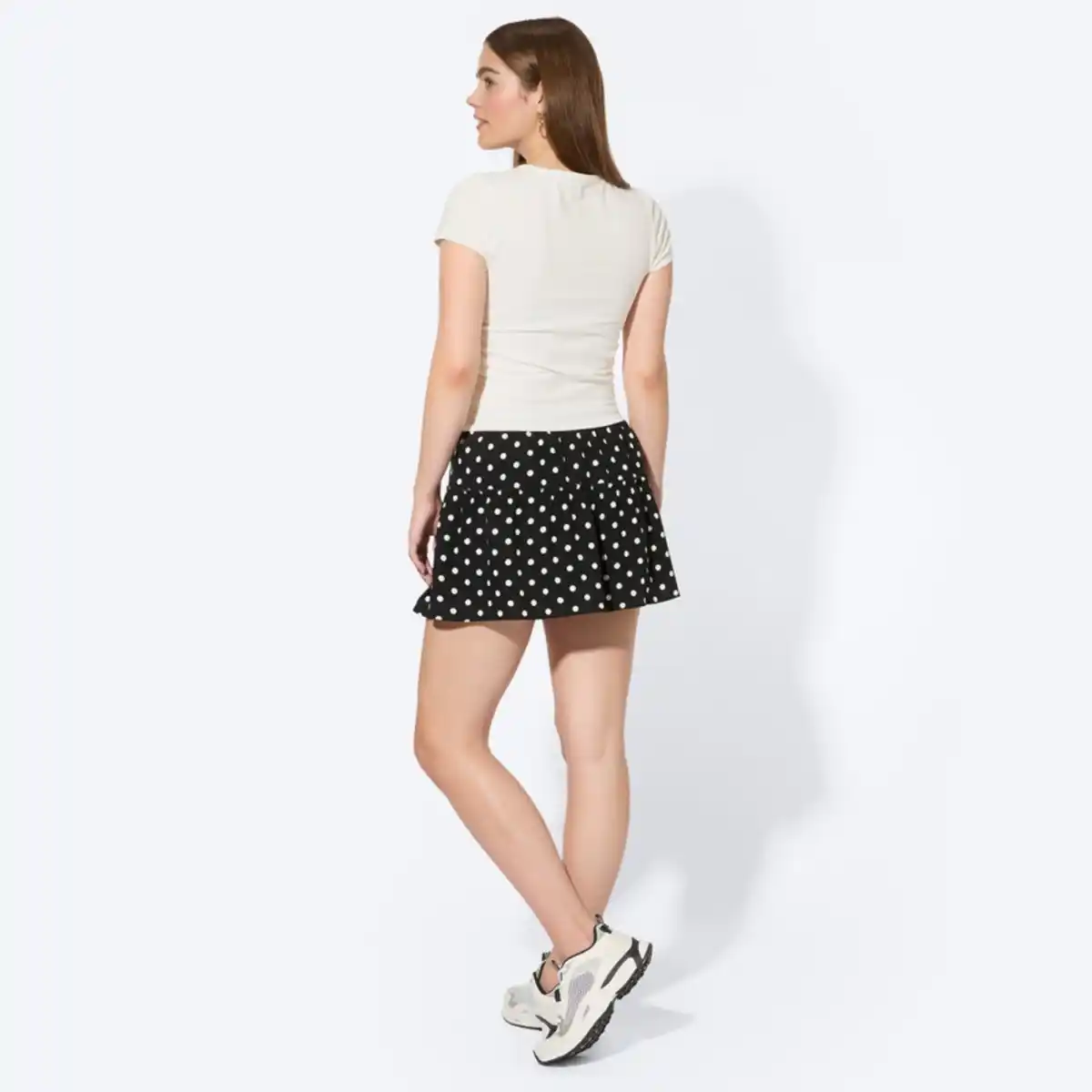 Bild 4 von Damen-Skort aus Viskose mit Punkten